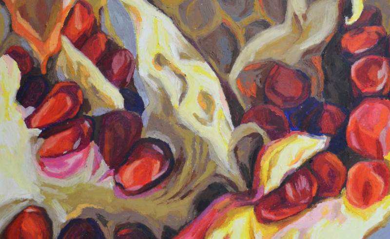 ''Senzibilnost'', uljani pastel, 45 x 45 cm, 2023..JPG