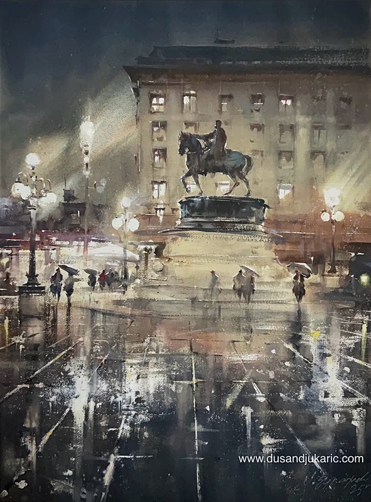 Čekam te i po kiši… 54x74cm.jpeg