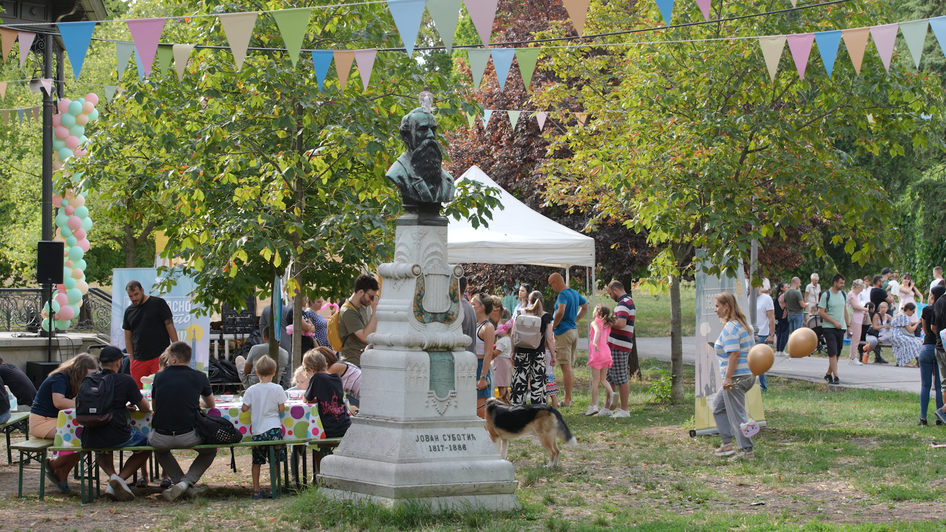 Posetioci Beogradskog leta na Kalemegdanu