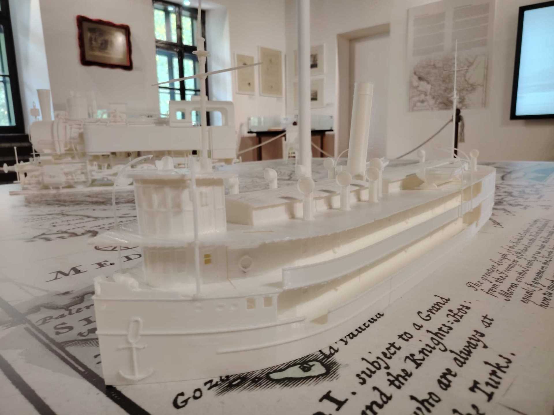 Detalj sa izložbe Putovanje u XIX veku