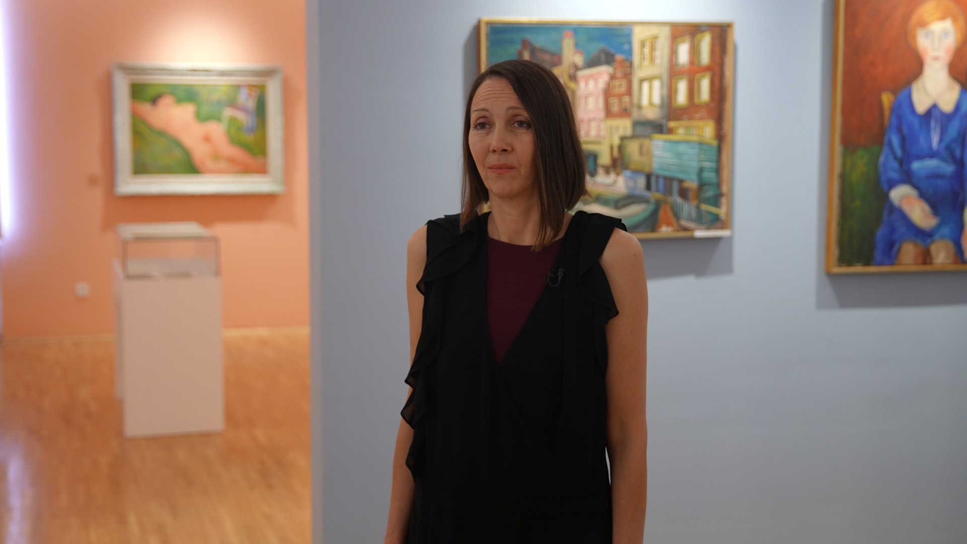 Neda Radojicic kustos Galerije Petra Dobrovica