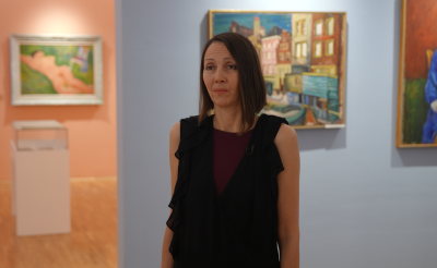 Neda Radojicic kustos Galerije Petra Dobrovica