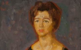 насликана жена