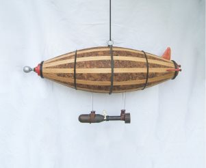 Informativno-istraživačka ekspedicija, kombinovana tehnika, 90h40h25 cm, 2024..jpg