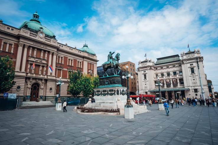 Spomenik knezu Mihailu, Trg Republike, foto: Luka Pejčić