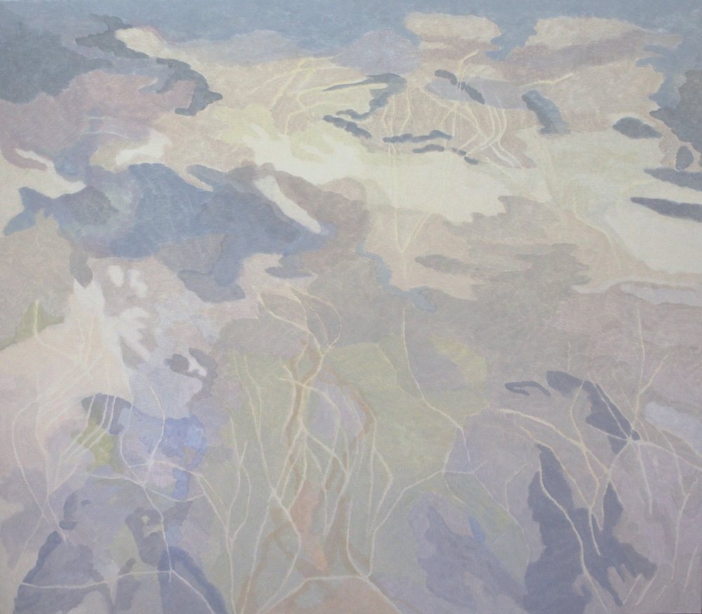 Tkivo varke, ulje na platnu, rad Kristine Cvetuljski iz 2024. godine