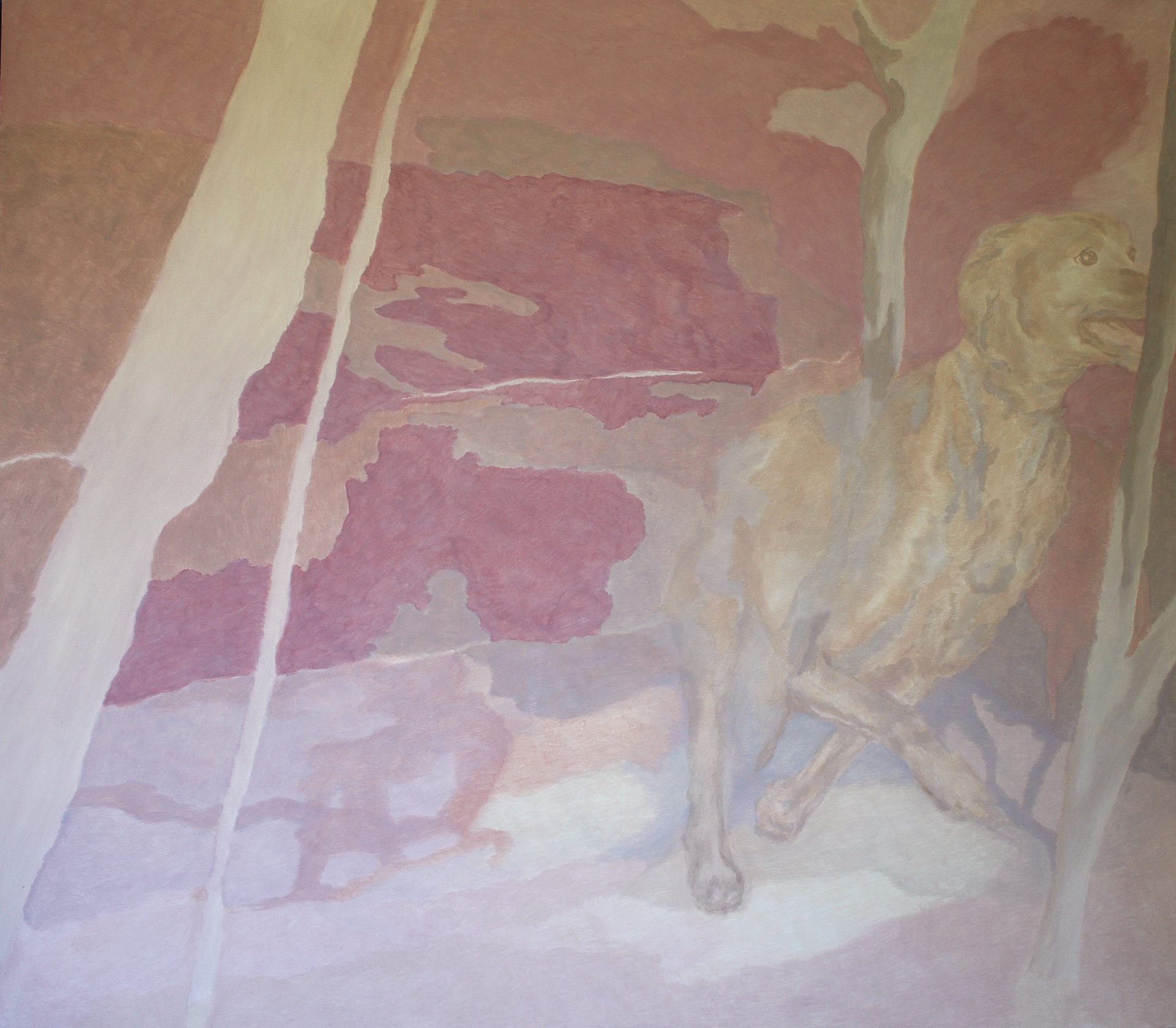 No easy way out IV, ulje na platnu, 160 cm x 130 cm