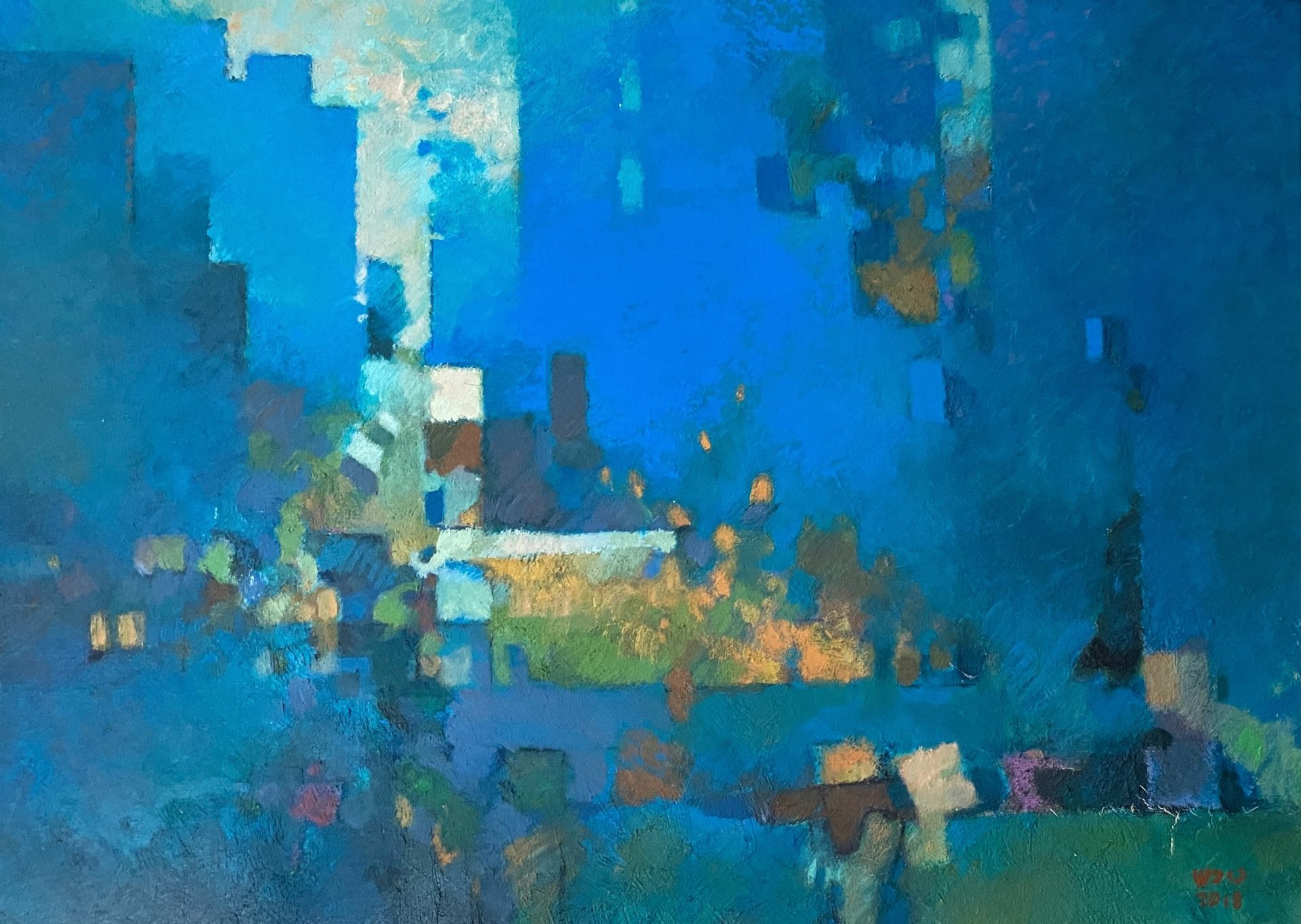 Jutarnja gužva, rad Dobrivoja Maše Radojevića