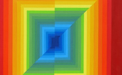 Milija Belić, Rainbow, 2022, akrilik na platnu