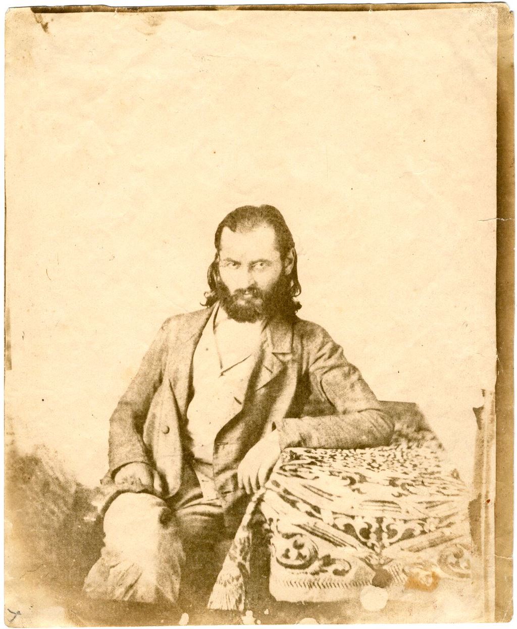 Portret Đure Daničića, Anastas Jovanović, 1850-1855, Muzej grada Beograda
