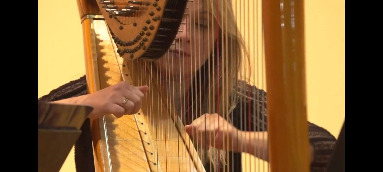 Харфисткиња Марија Ђурђевић Павловић Фото Приватна архива