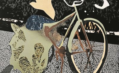 ,,Хлађење,, дигитална графика, 23x23 цм 2025. Сања Савић Страка