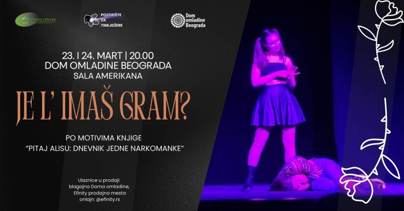 Едукативна представа за тинејџере Јел имаш грам у Дому омладине