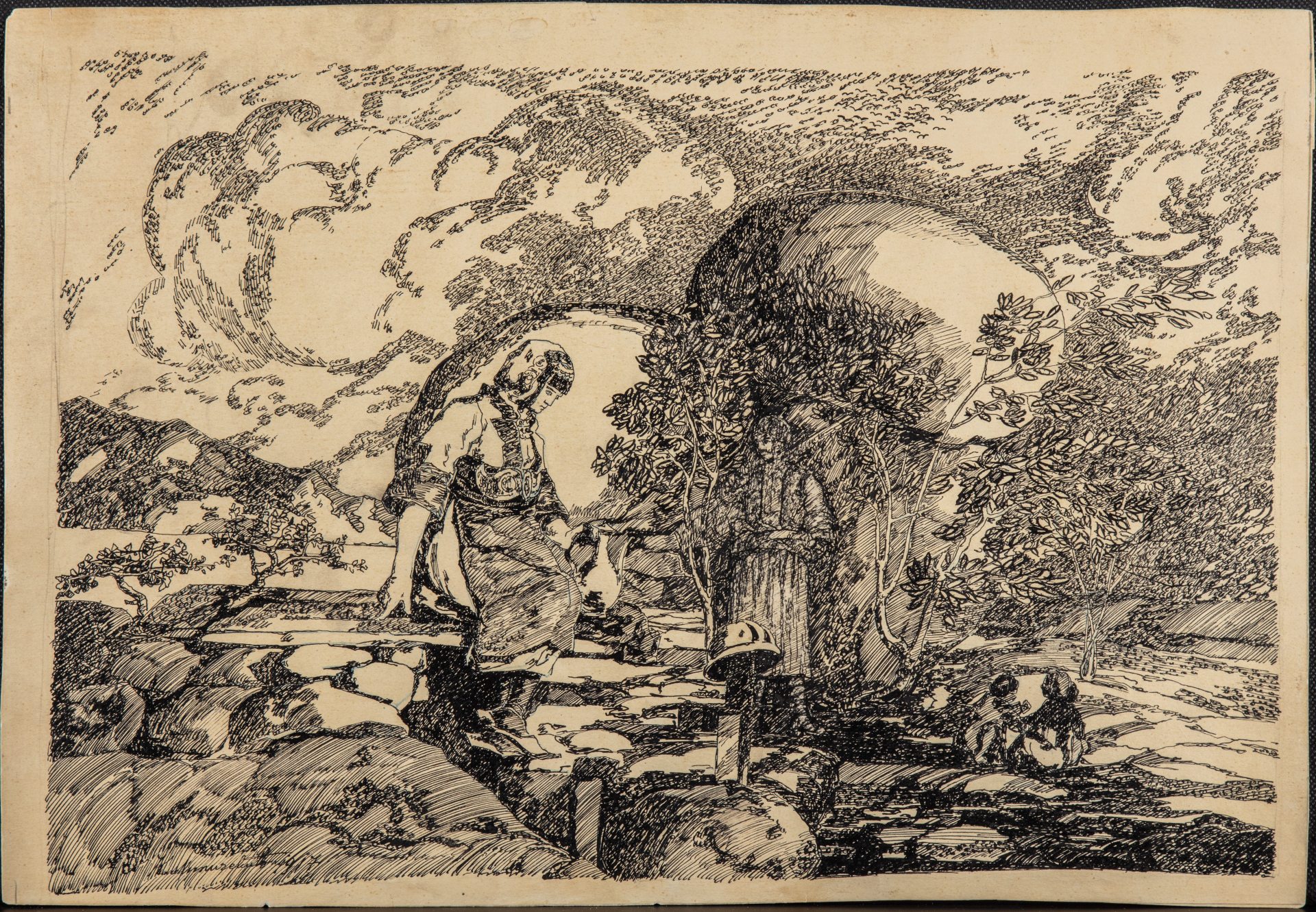 Коста Миличевић, На гробу војника