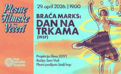Plesne filmske večeri april 2026. DOB
