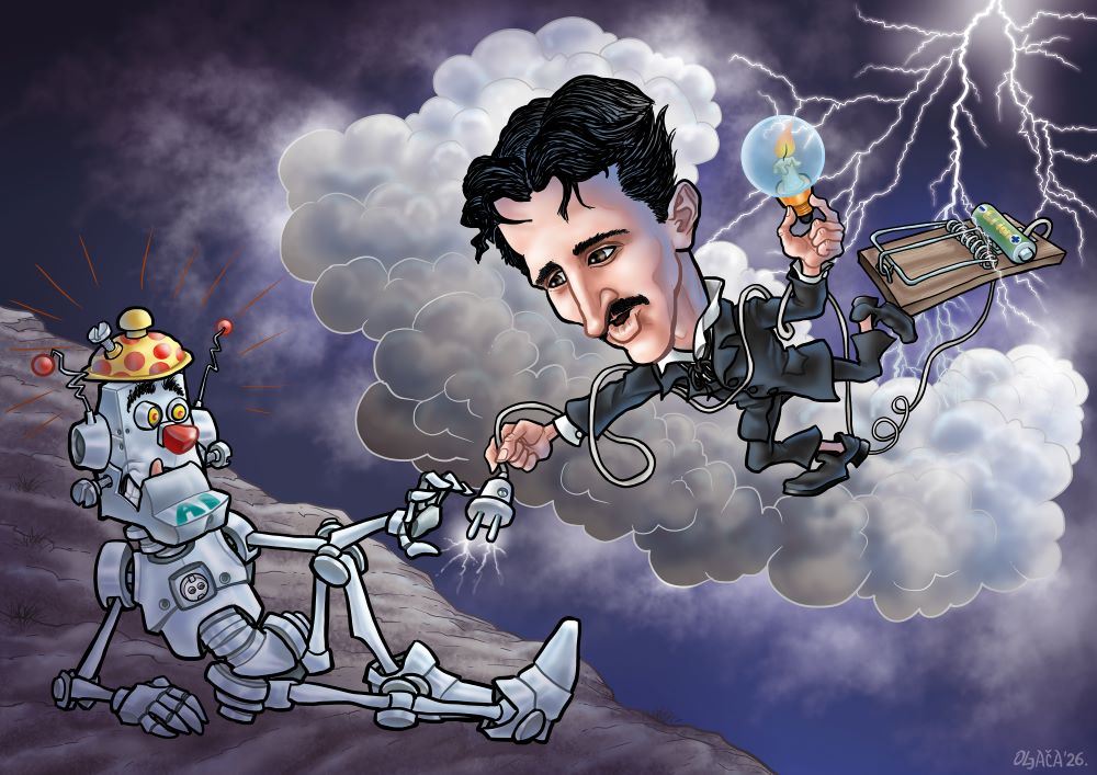 Nikola Tesla pronalazac buducnosti, Mladen Oljača