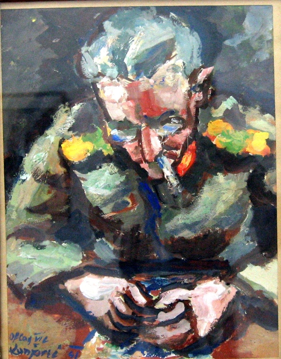 Милан Коњовић, Чика Љуба, 1941, темпера